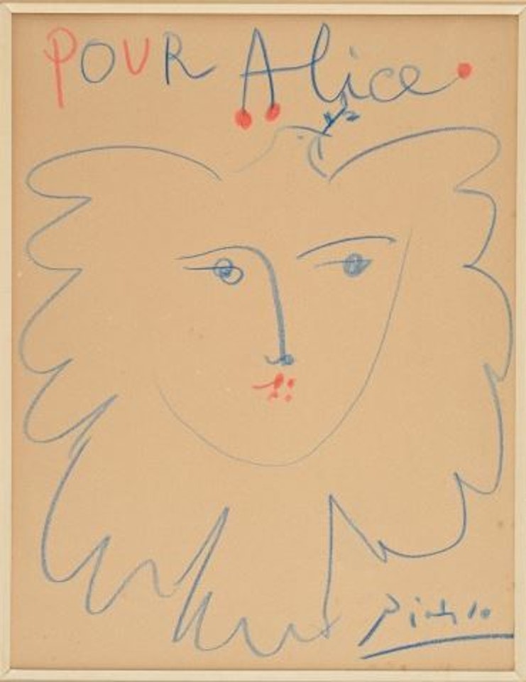 Dove face by Pablo Picasso