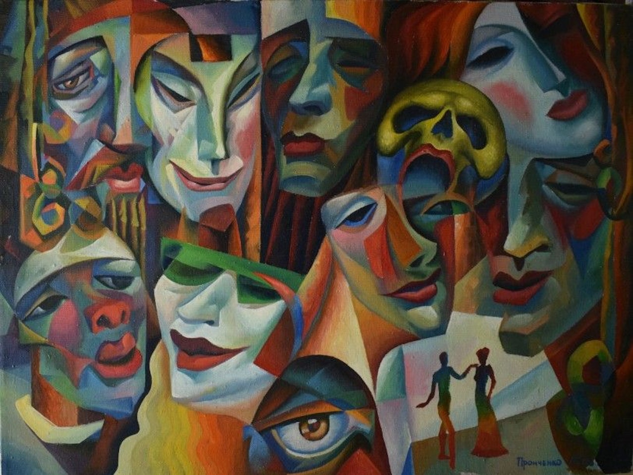Masks by Russian School