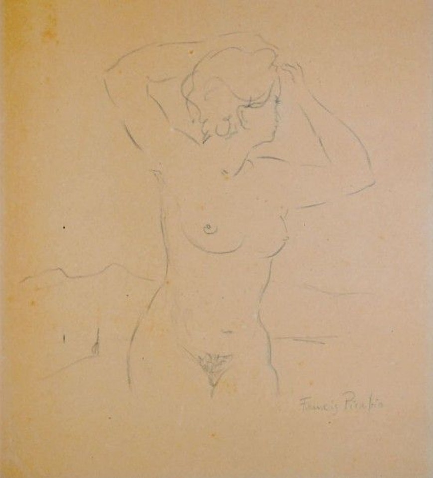 Naked with raised arms by Francis Picabia