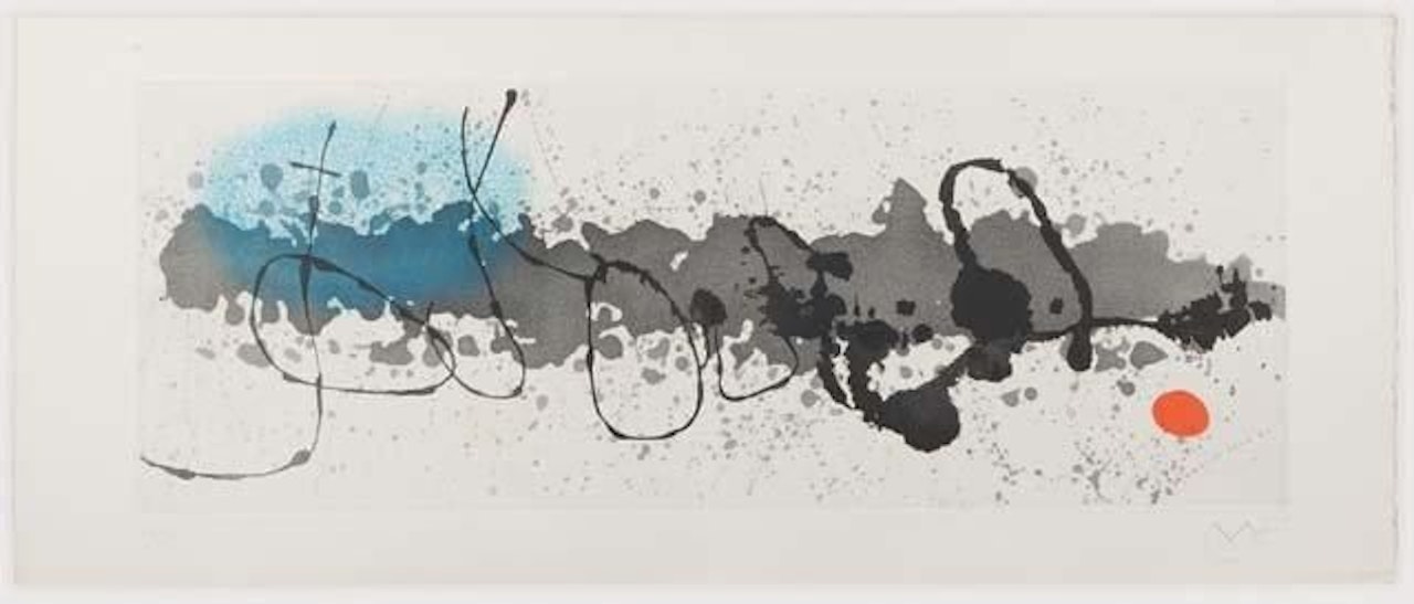 Tracé sur l"eau by Joan Miró