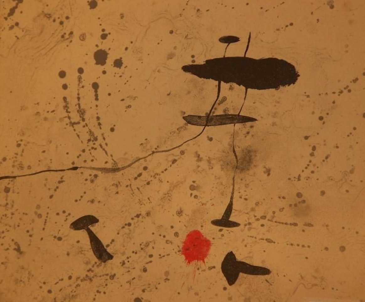 Tracé sur l"eau by Joan Miró