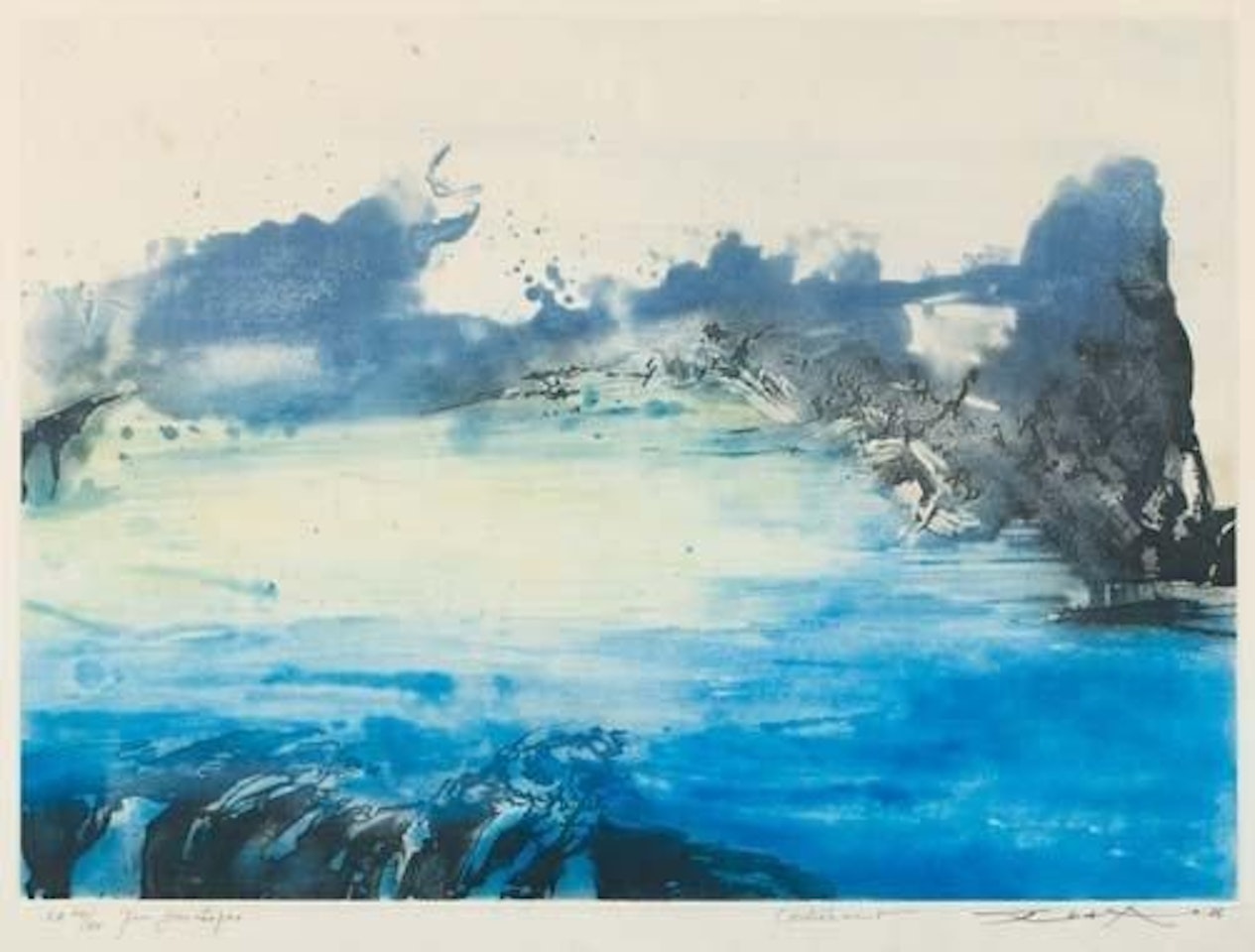 Engraving 326 by Zao Wou-Ki