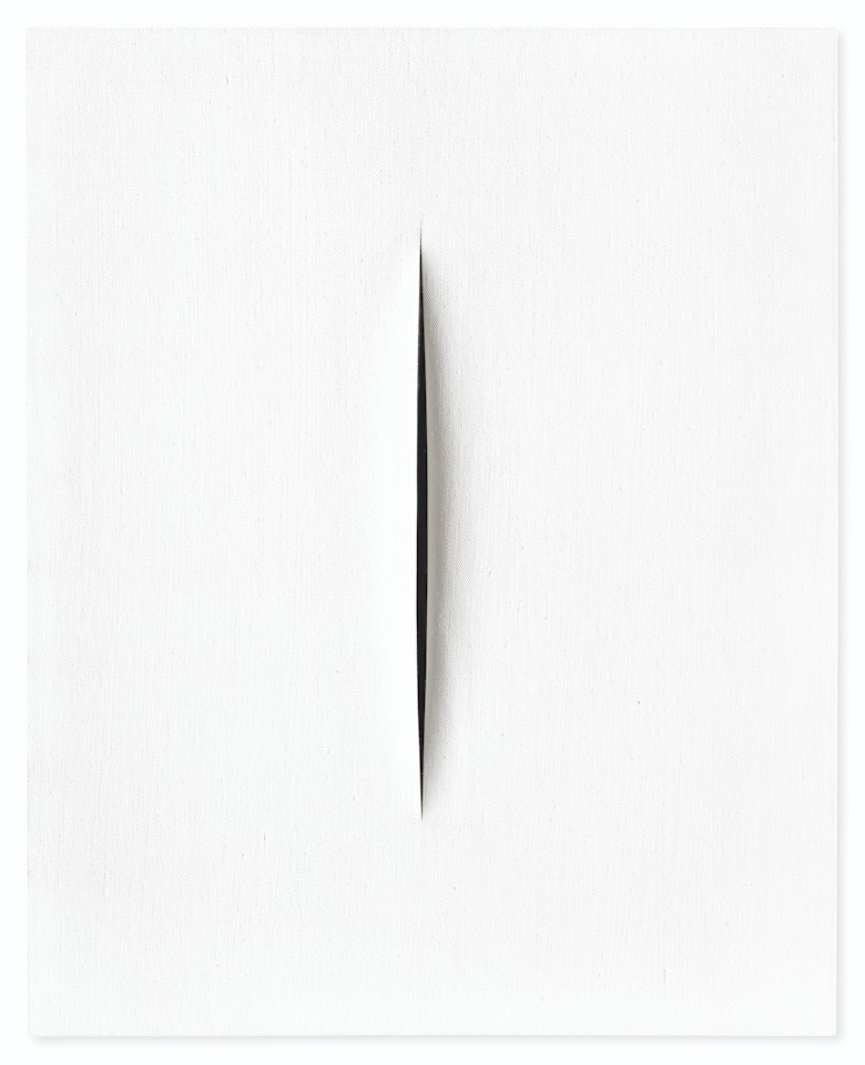 Concetto spaziale, Attesa by Lucio Fontana
