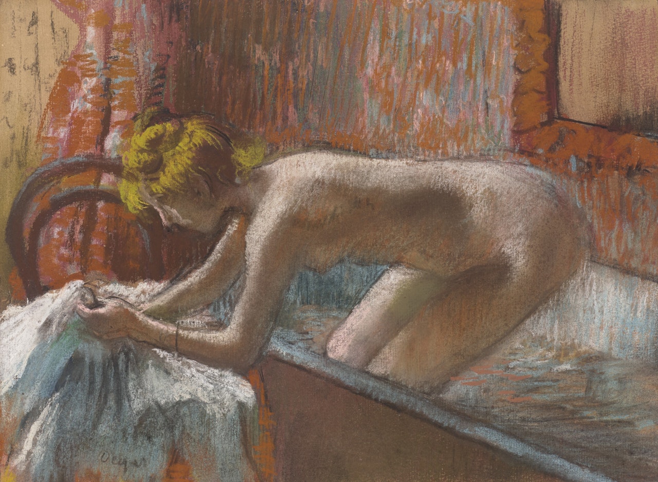 Femme sortant du bain by Edgar Degas