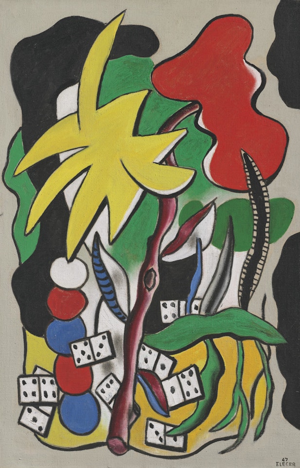 Composition aux dominos by Fernand Leger