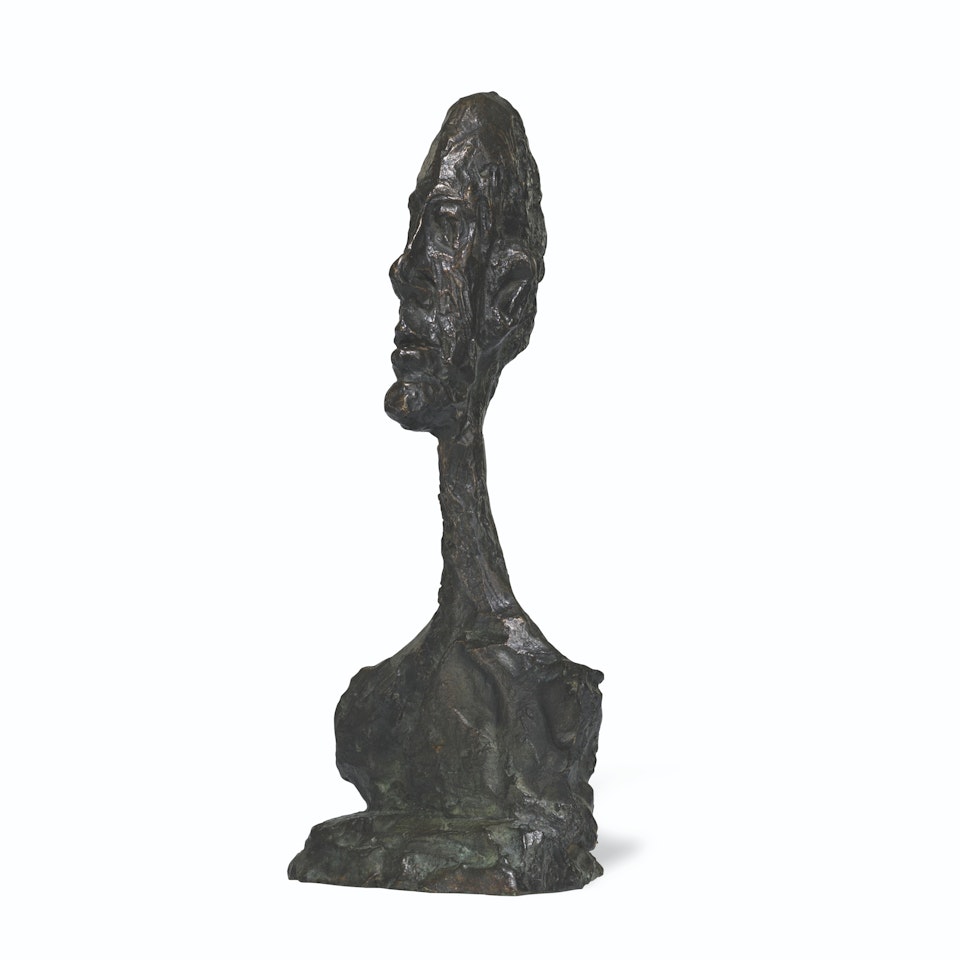 Tête au long cou by Alberto Giacometti