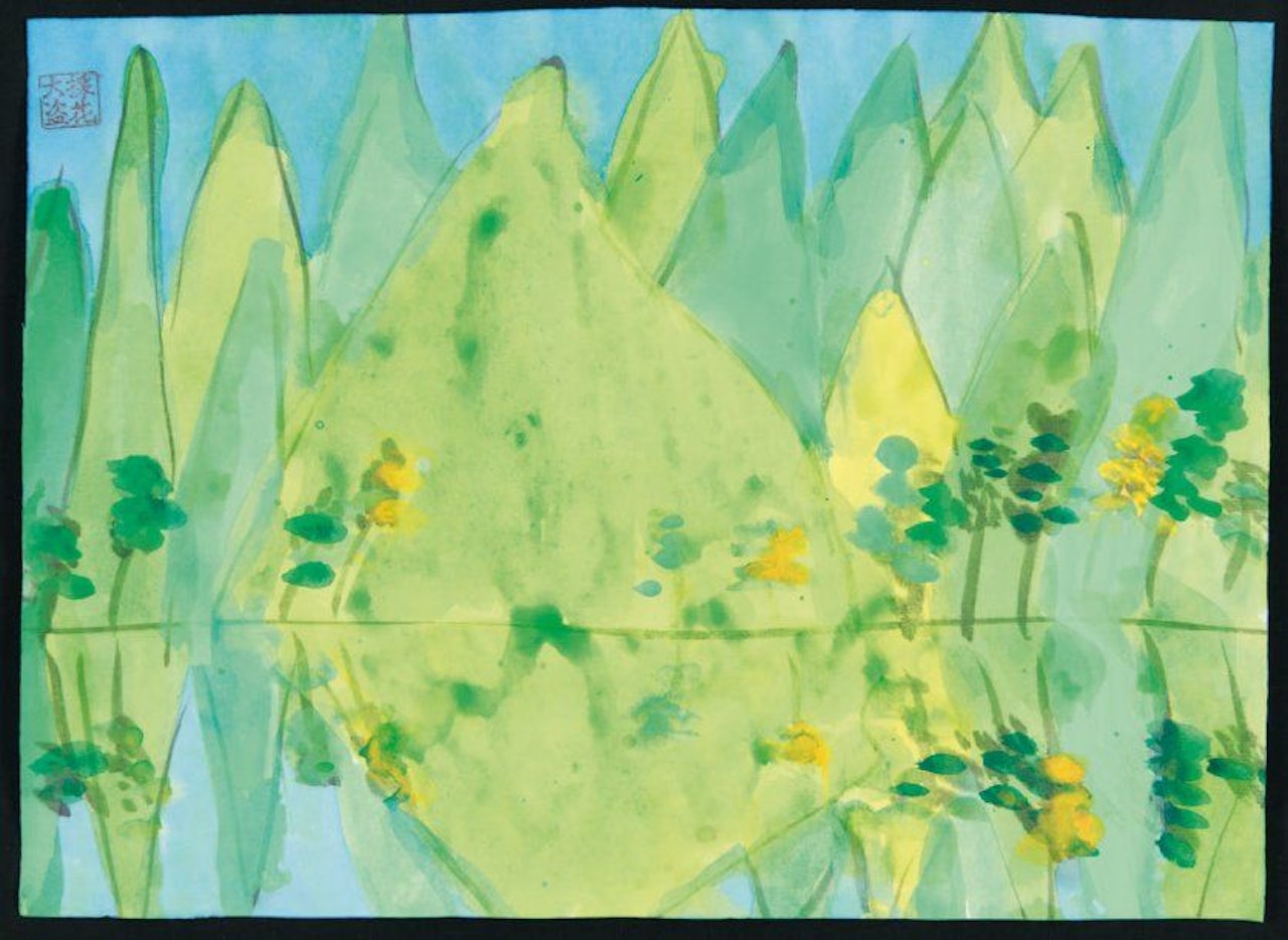 A bosky countryside gives wellness by Walasse Ting