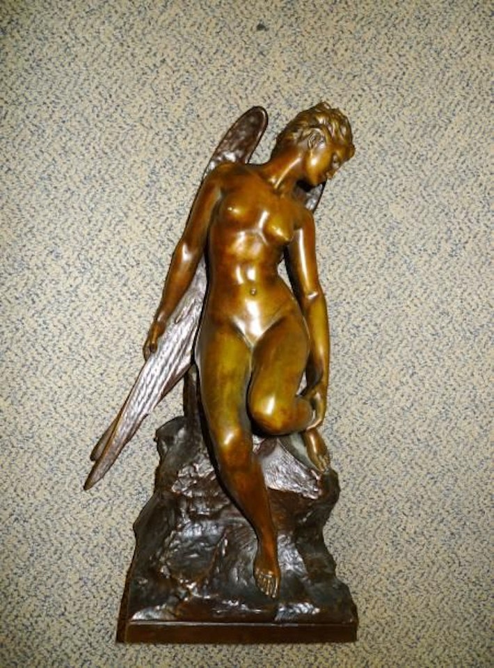 The wounded swallow by Alfred Boucher