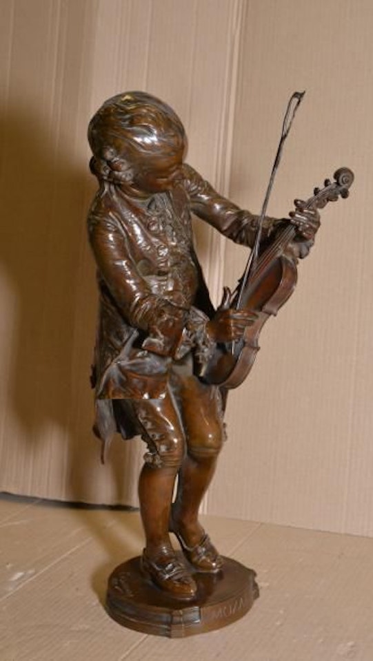 Mozart as a child on the violin by Louis-Ernest Barrias