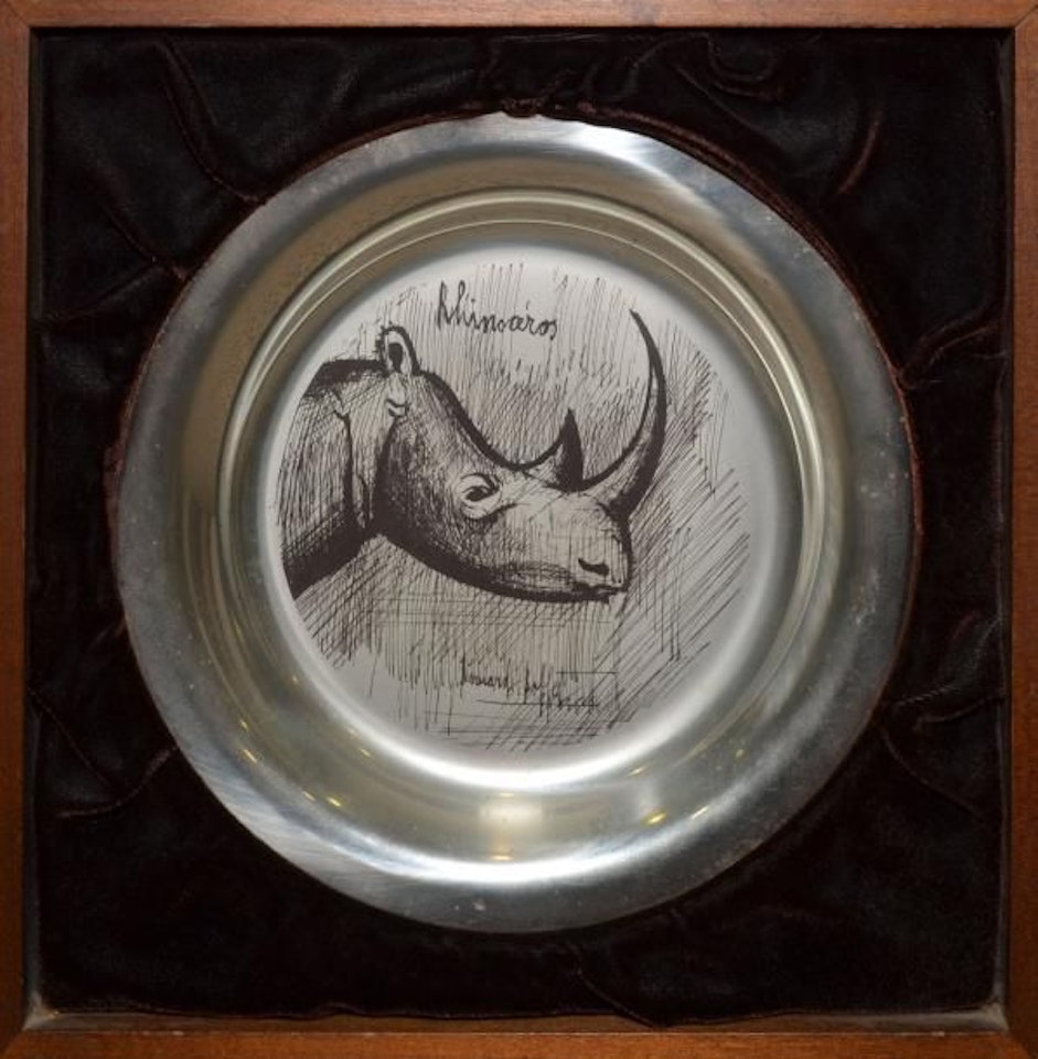 The Rhinoceros by Bernard Buffet