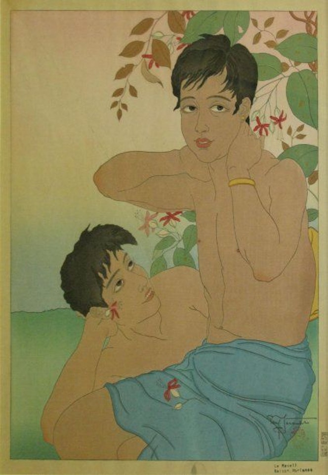 The awakening, Saipan, Marianas by Paul Jacoulet