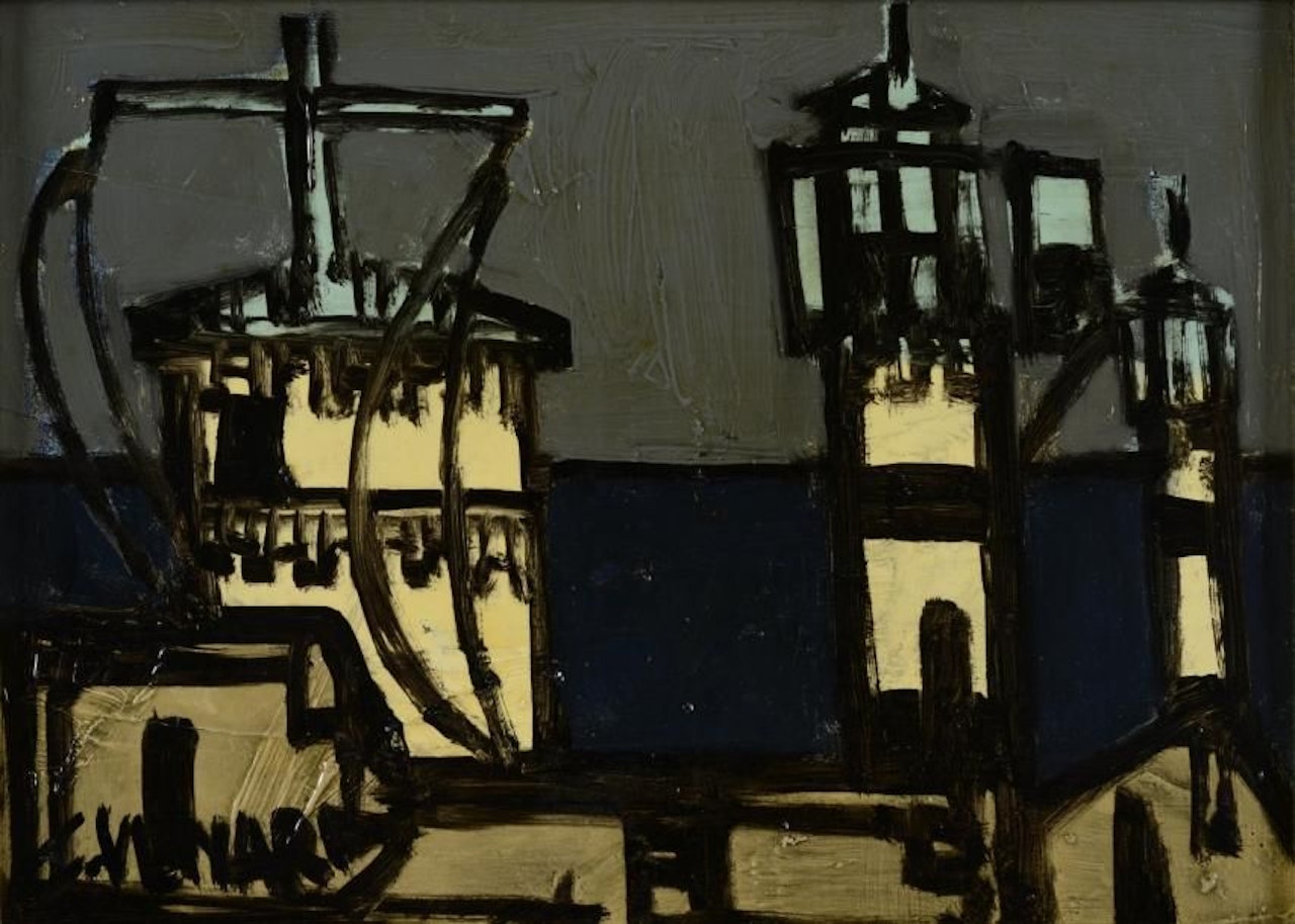 Lighthouses and semaphore by Claude Venard