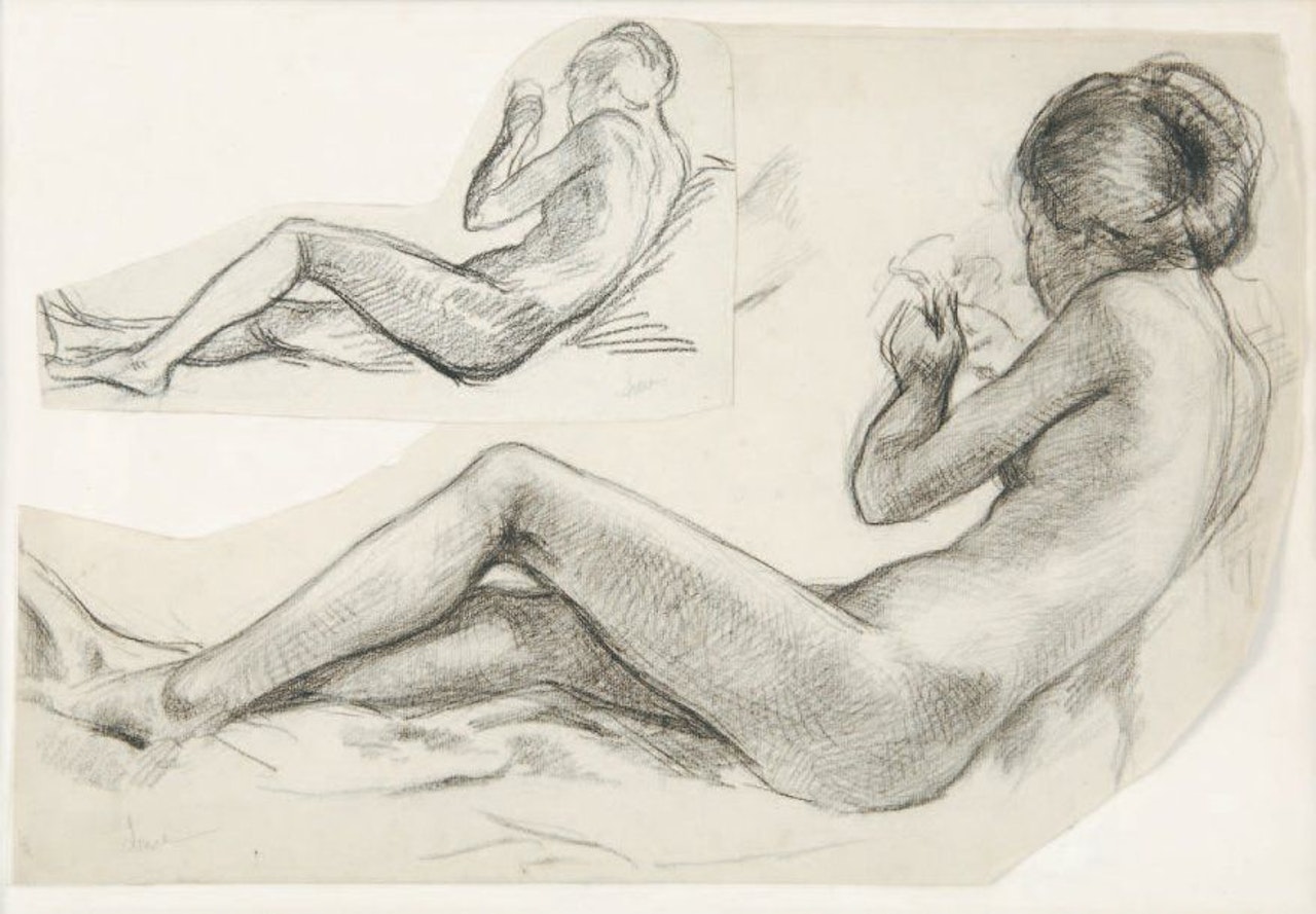 Study for Les Baigneuses à Saint Tropez by Maximilien Luce