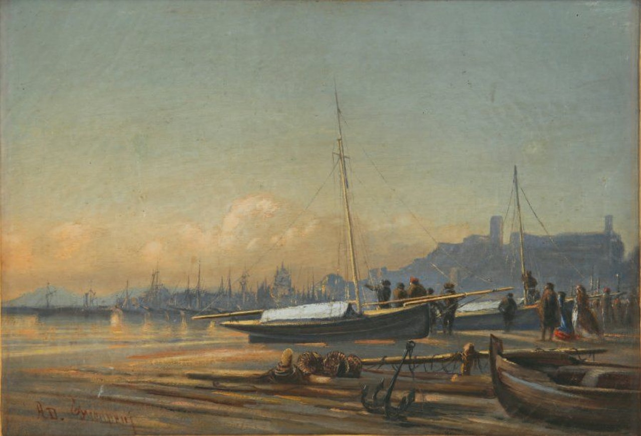 PREPARATIONS FOR THE REGATTA by Russian School
