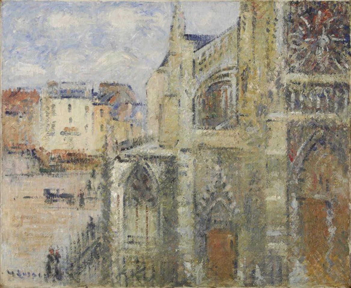 The Saint Jacques church, Dieppe by Gustave Loiseau