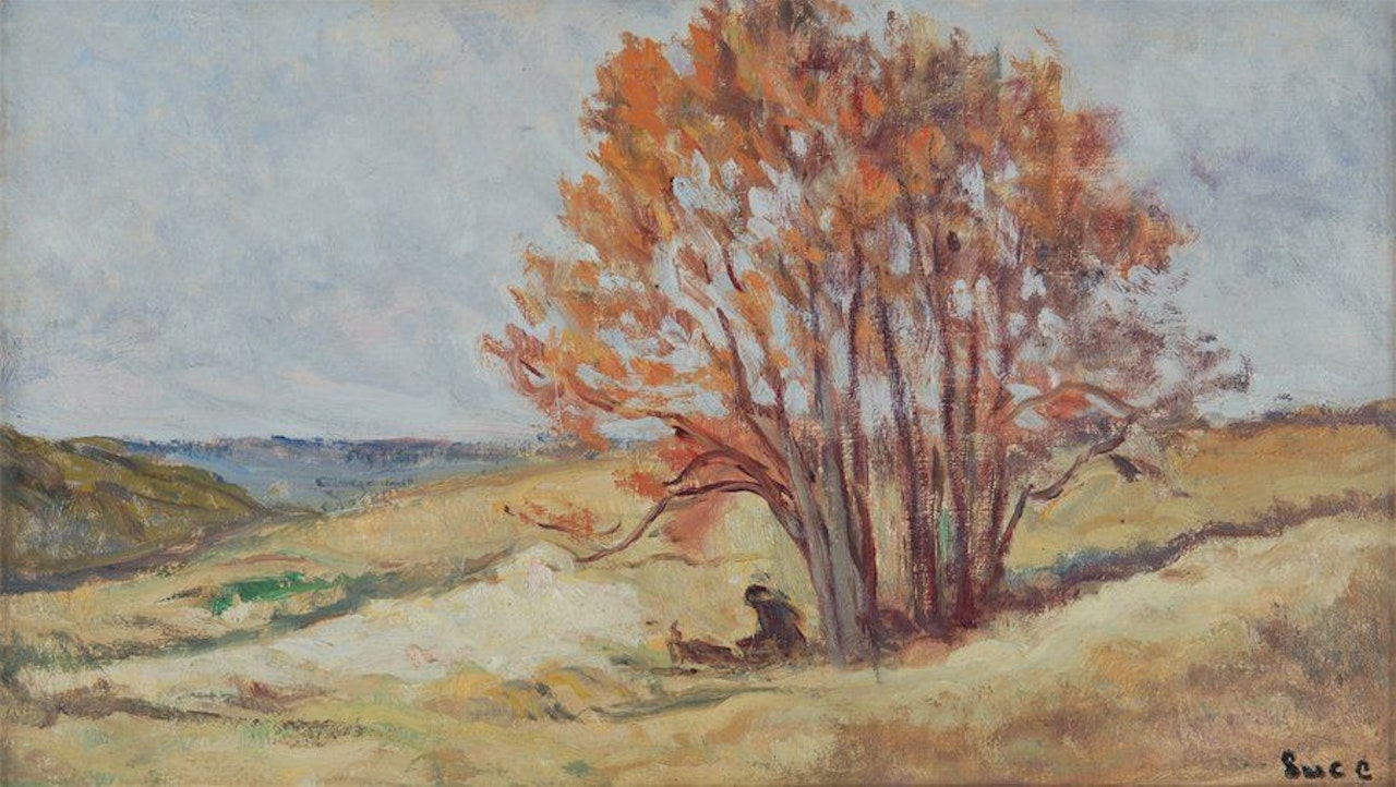 Bouquet of trees in autumn by Maximilien Luce