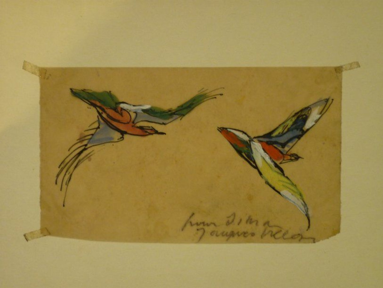 The two birds by Jacques Villon