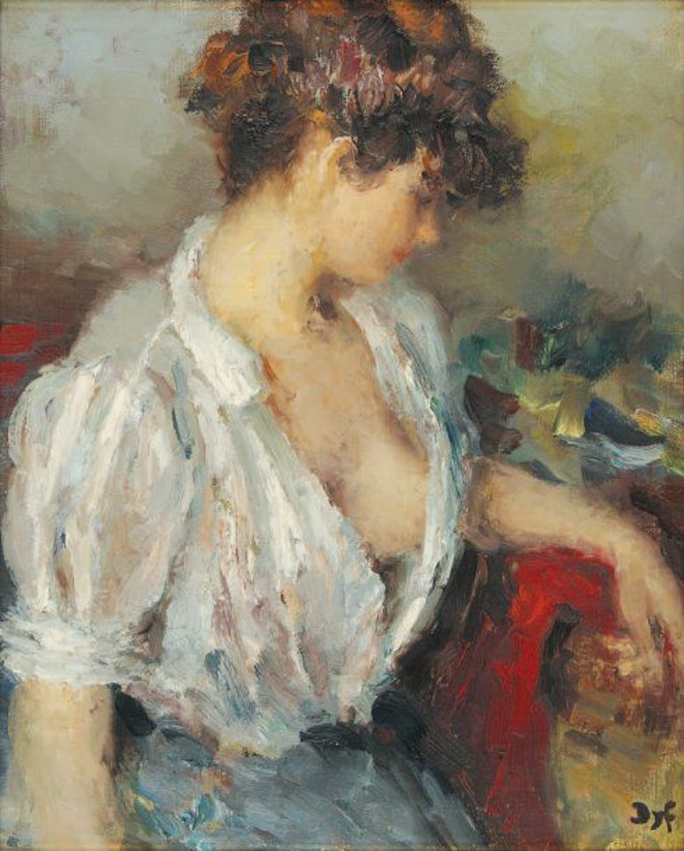 The half-open blouse by Marcel Dyf