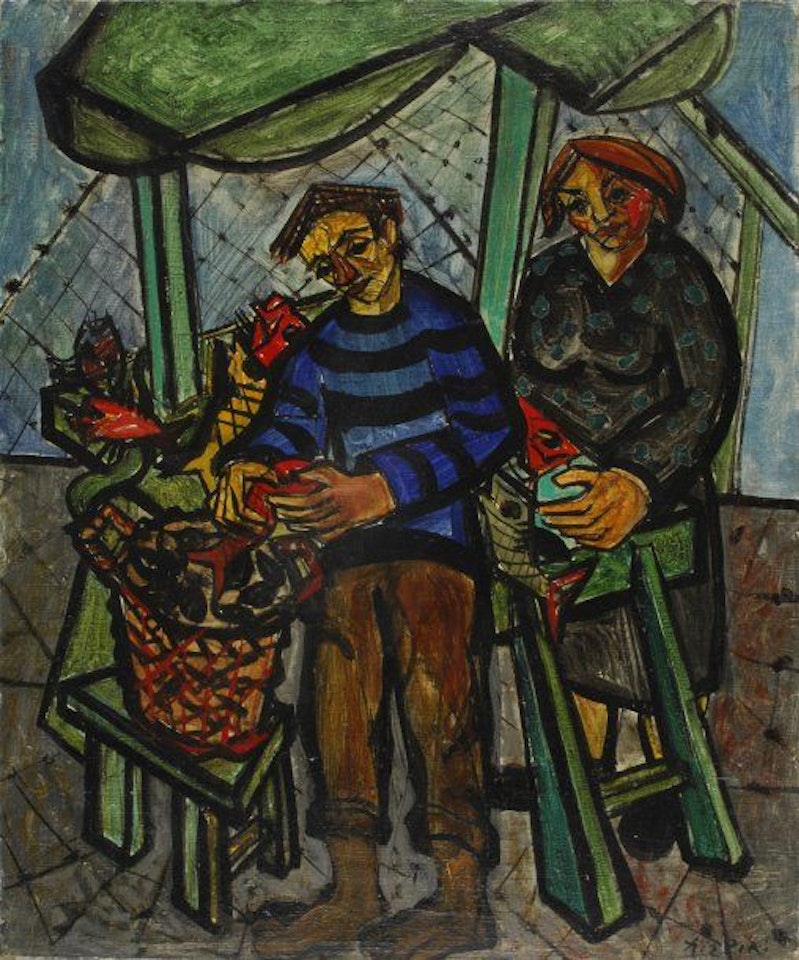 The fishermen"s stall, Marseille by Paul Aizpiri