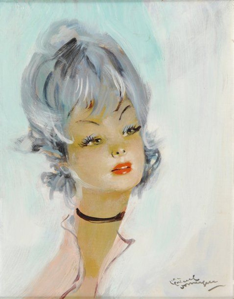 Young elegant by Jean Gabriel Domergue