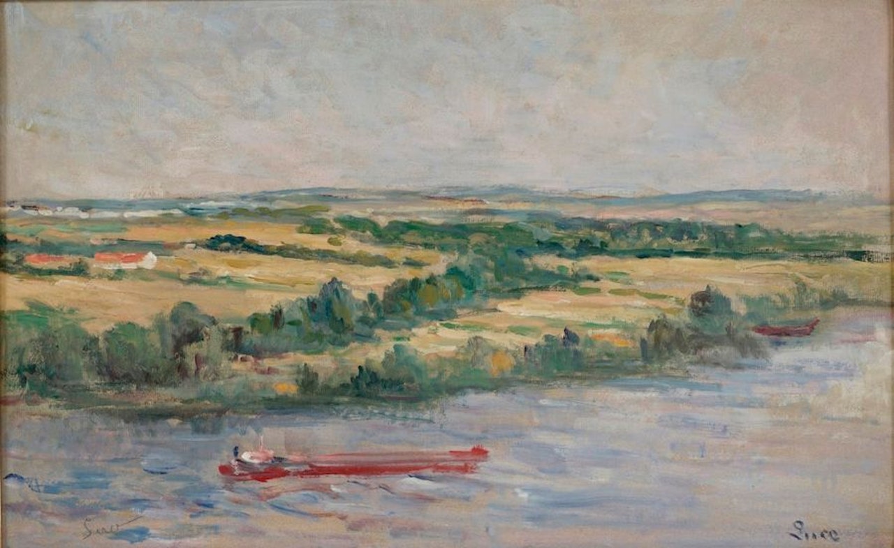 The mouth of the Trieux, Brittany by Maximilien Luce