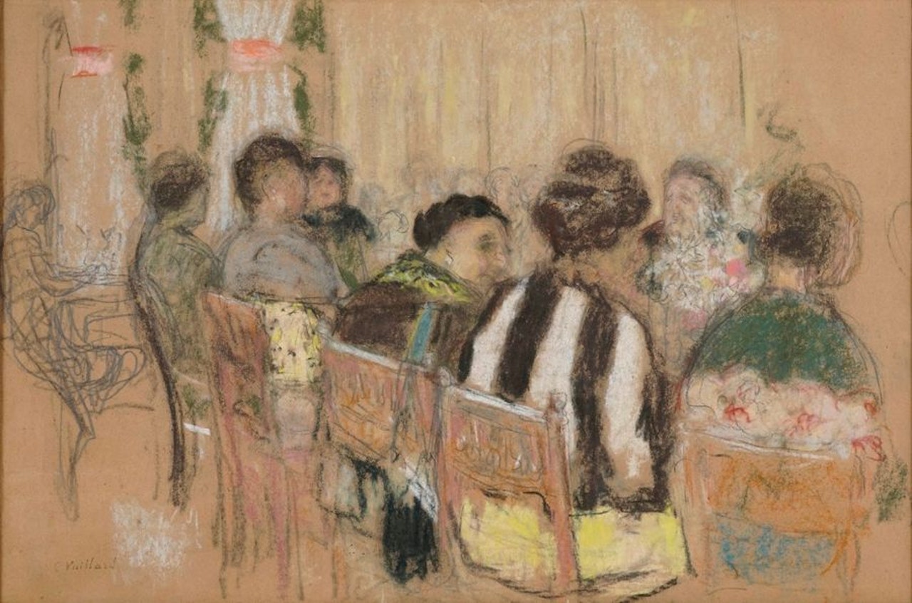 La Table d"hôte, Bagnoles-de-l"Orne by Édouard Vuillard