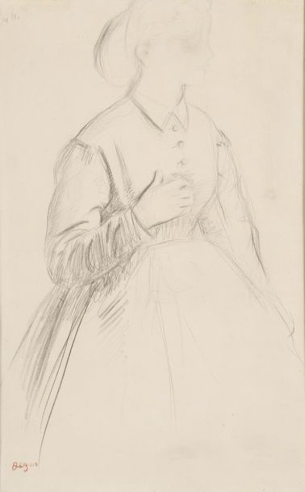 Portrait of Madame Bellelli by Edgar Degas