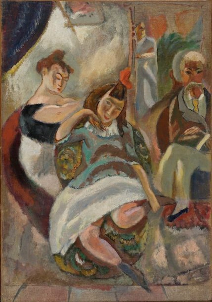Family scene, Cuba by Jules Pascin