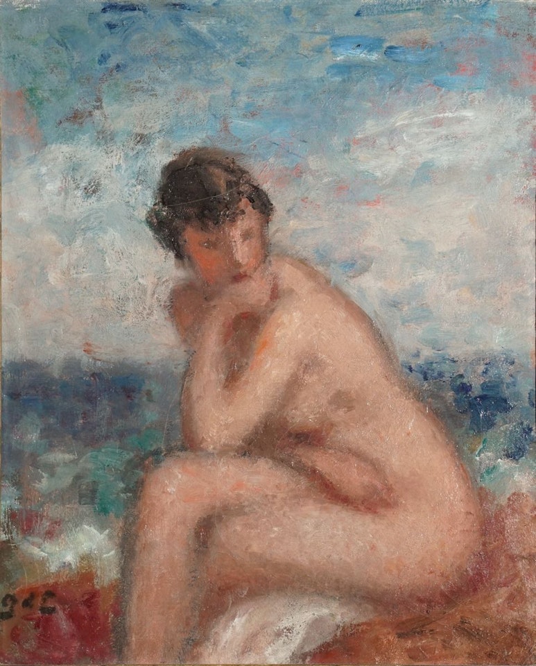 Naked by the sea by Georges d’Espagnat