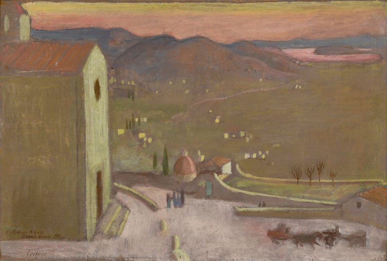 View of Cortona, 2nd version by Maurice Denis