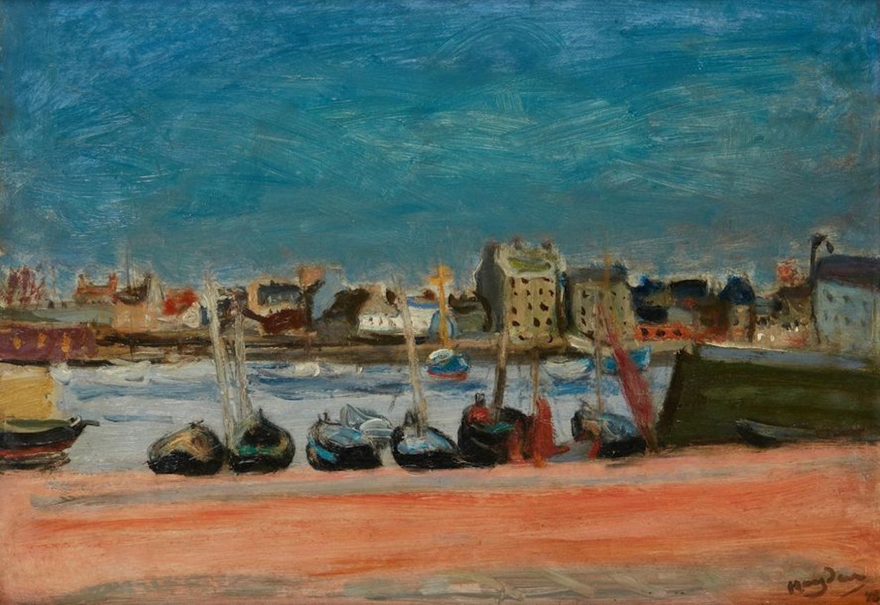Port of Cherbourg by Henri Hayden