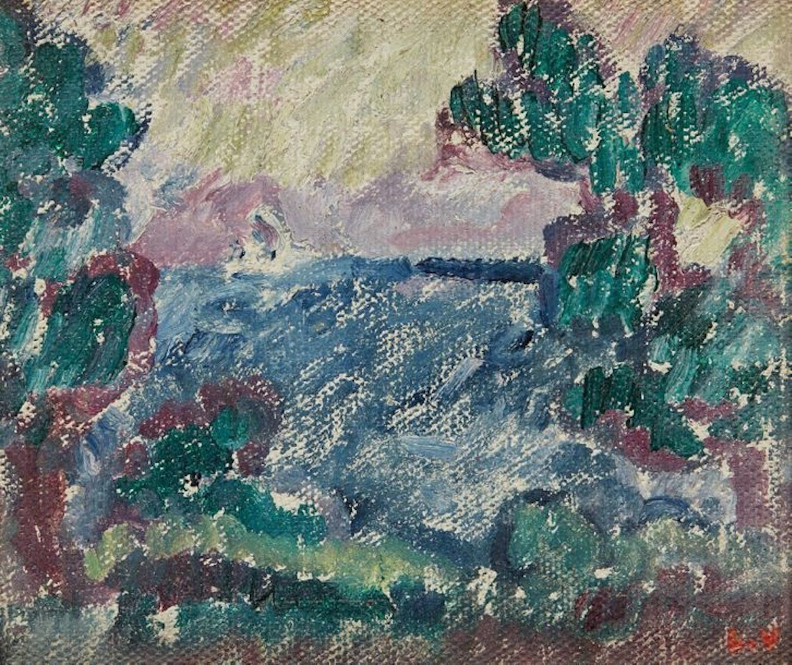 Pine trees by the sea by Louis Valtat
