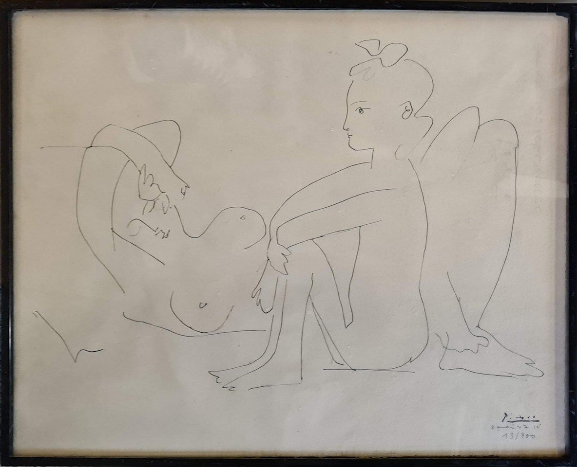 from Two Nudes by Pablo Picasso