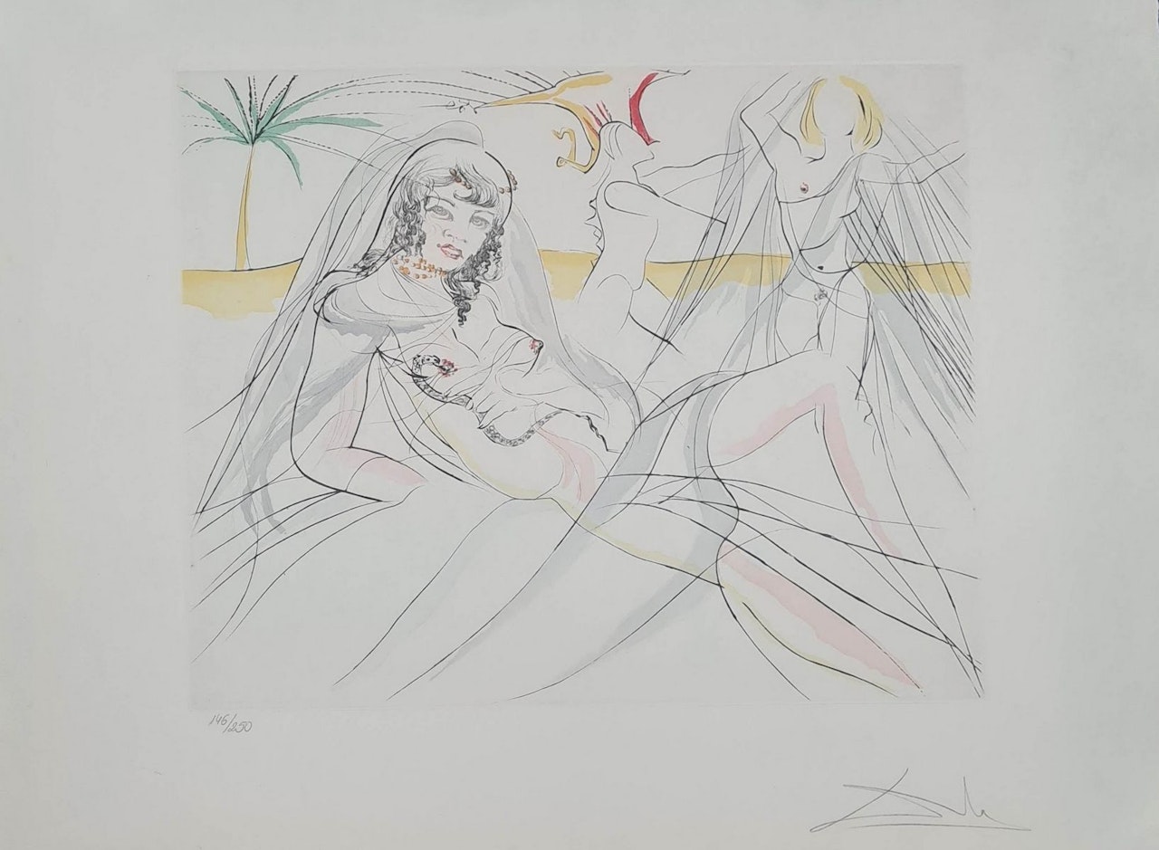 The Death of Cleopatra by Salvador Dali