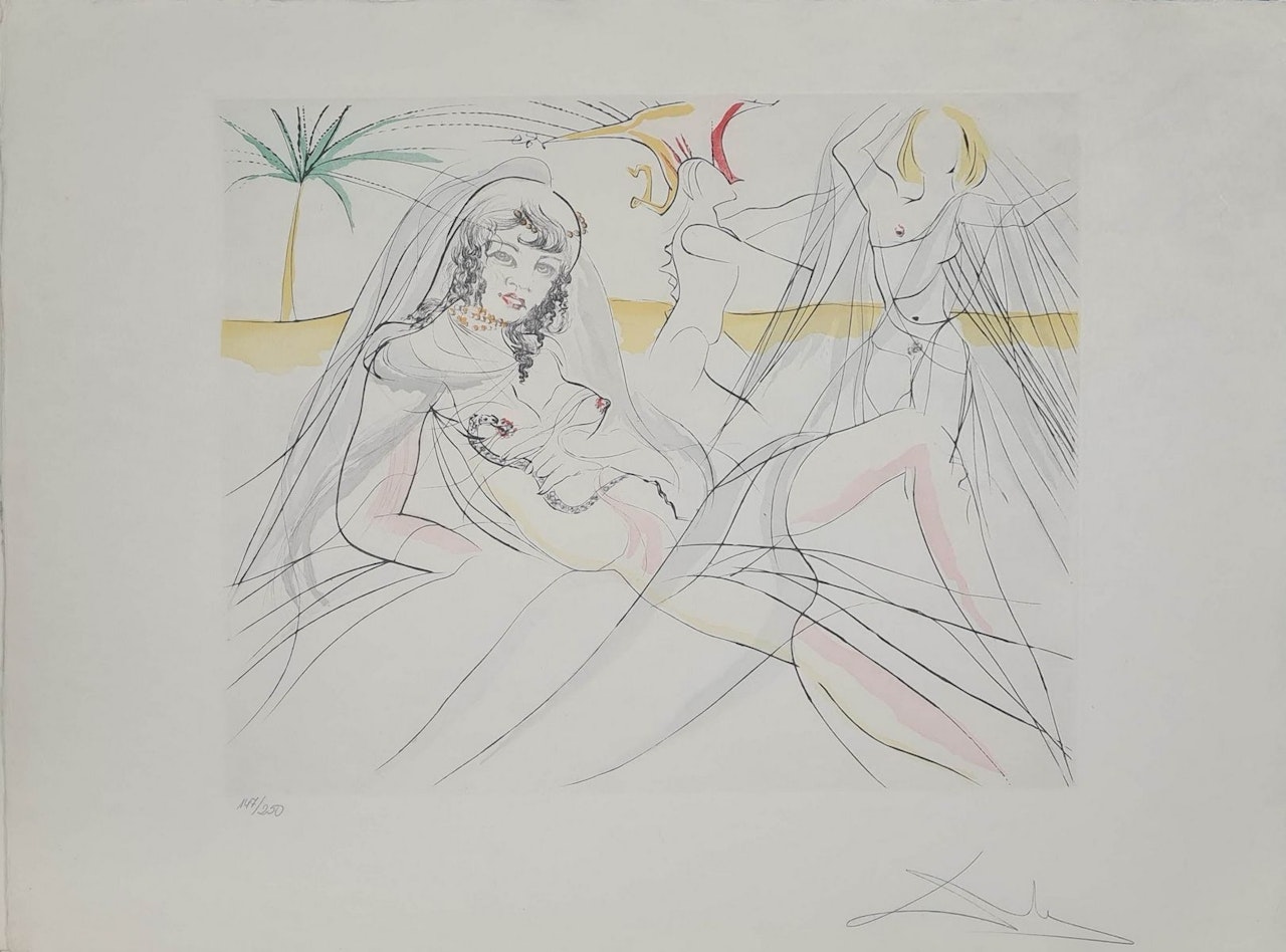 The Death of Cleopatra by Salvador Dali