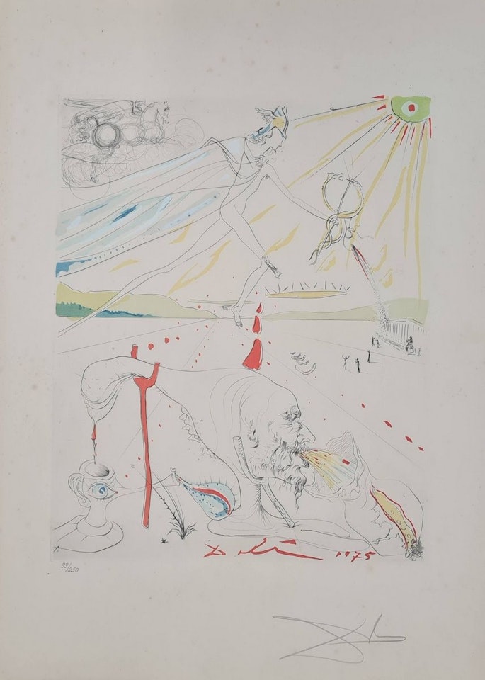 The Alchemist by Salvador Dali