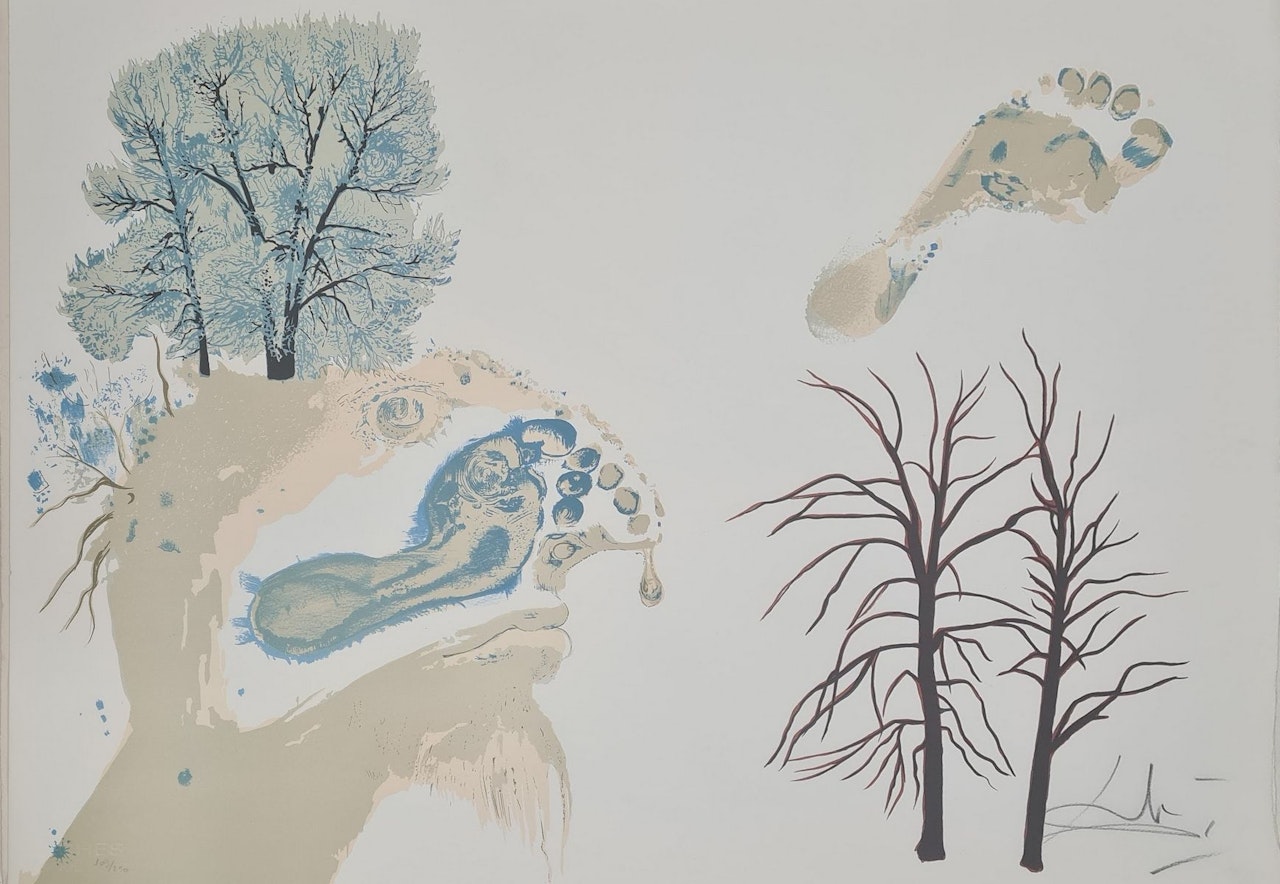 Winter by Salvador Dali