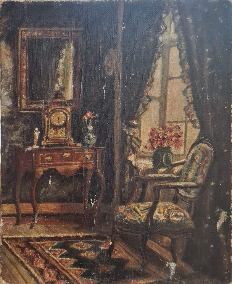 Interior of a Parisian apartment by French School