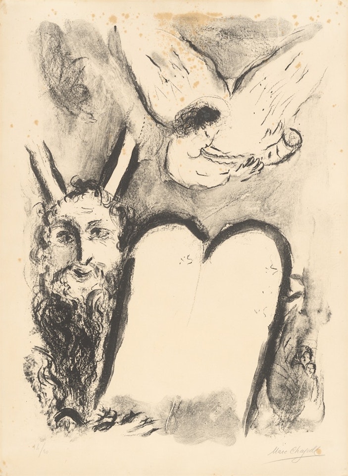 ”Moïse et les tables de la loi” by Marc Chagall