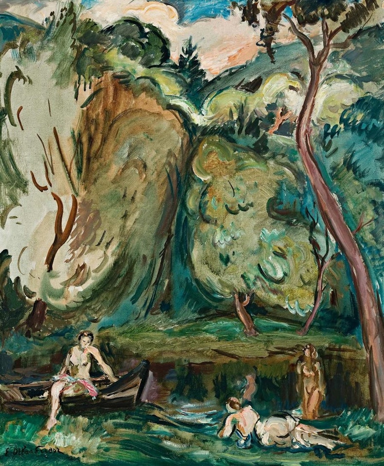 LES BAIGNEUSES by Othon Friesz