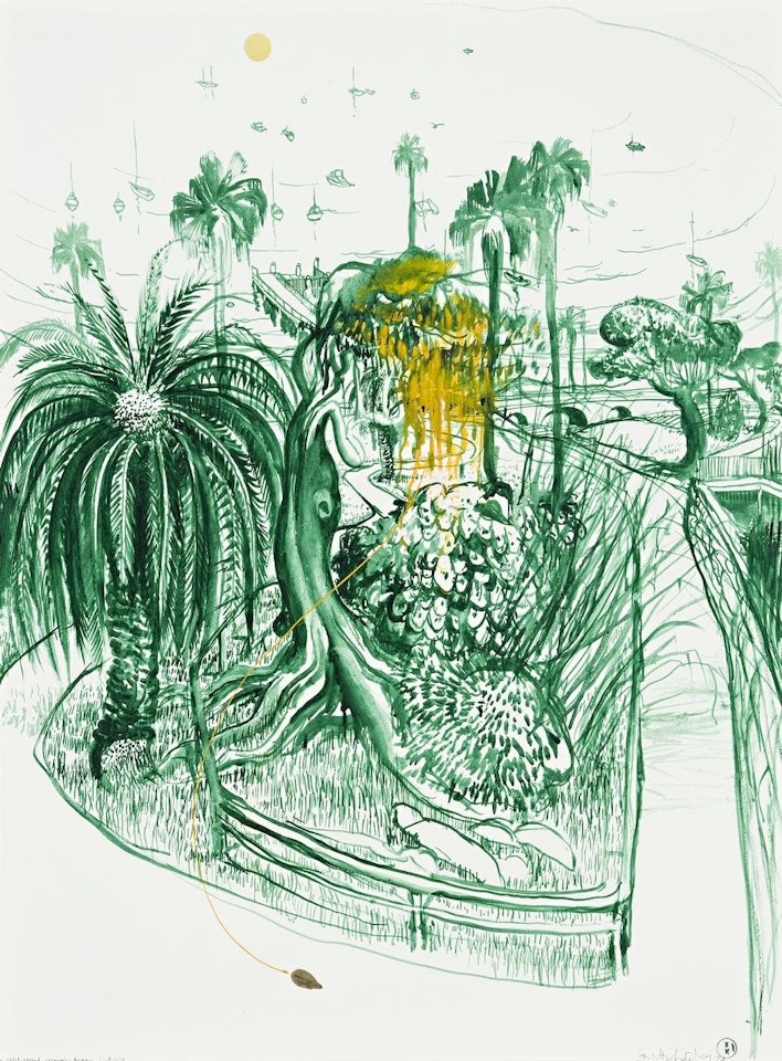 THE SPLIT SECOND SUMMER BEGAN by Brett Whiteley