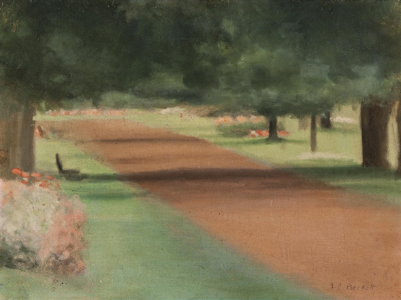 CHESTNUT AVENUE, BALLARAT GARDENS by Clarice Beckett