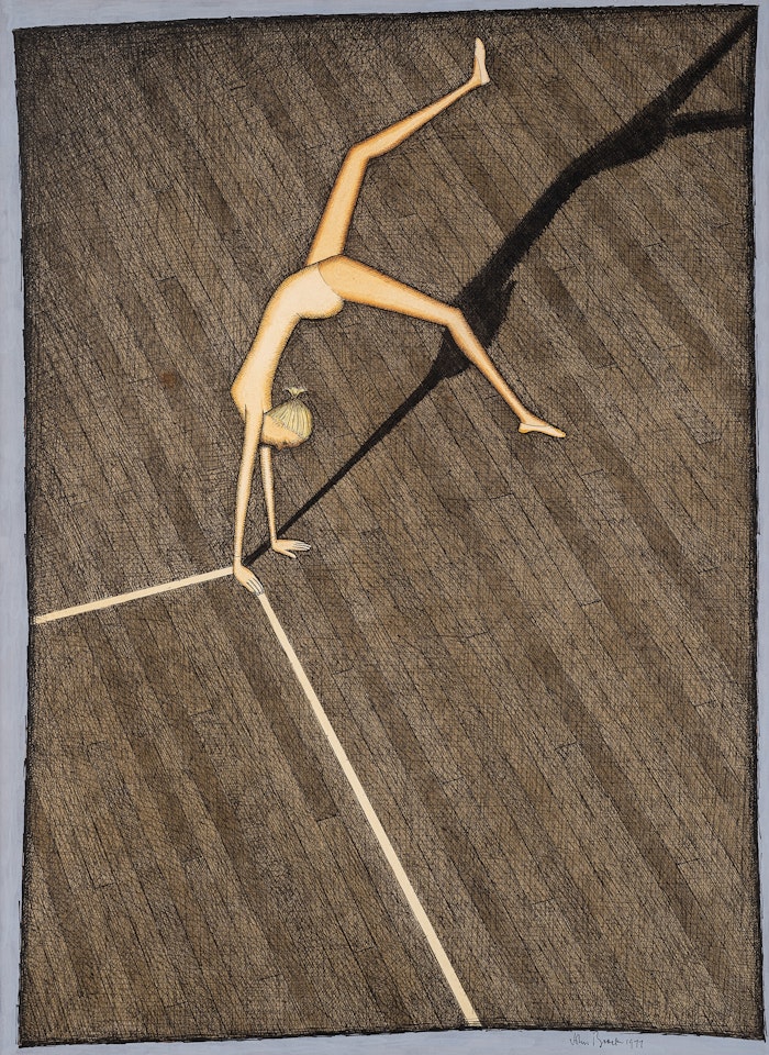 ONE BALANCING GIRL by John Brack