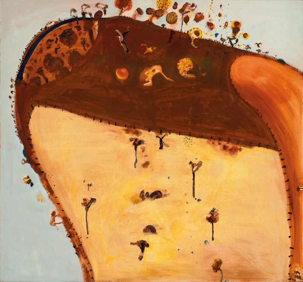 WATTLE POLLEN TIME by John Olsen