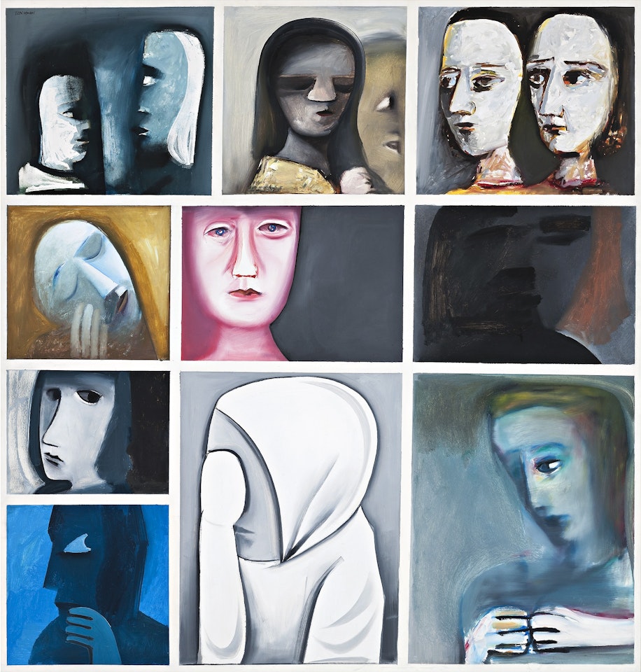 DIVIDED PAINTING by Charles Blackman