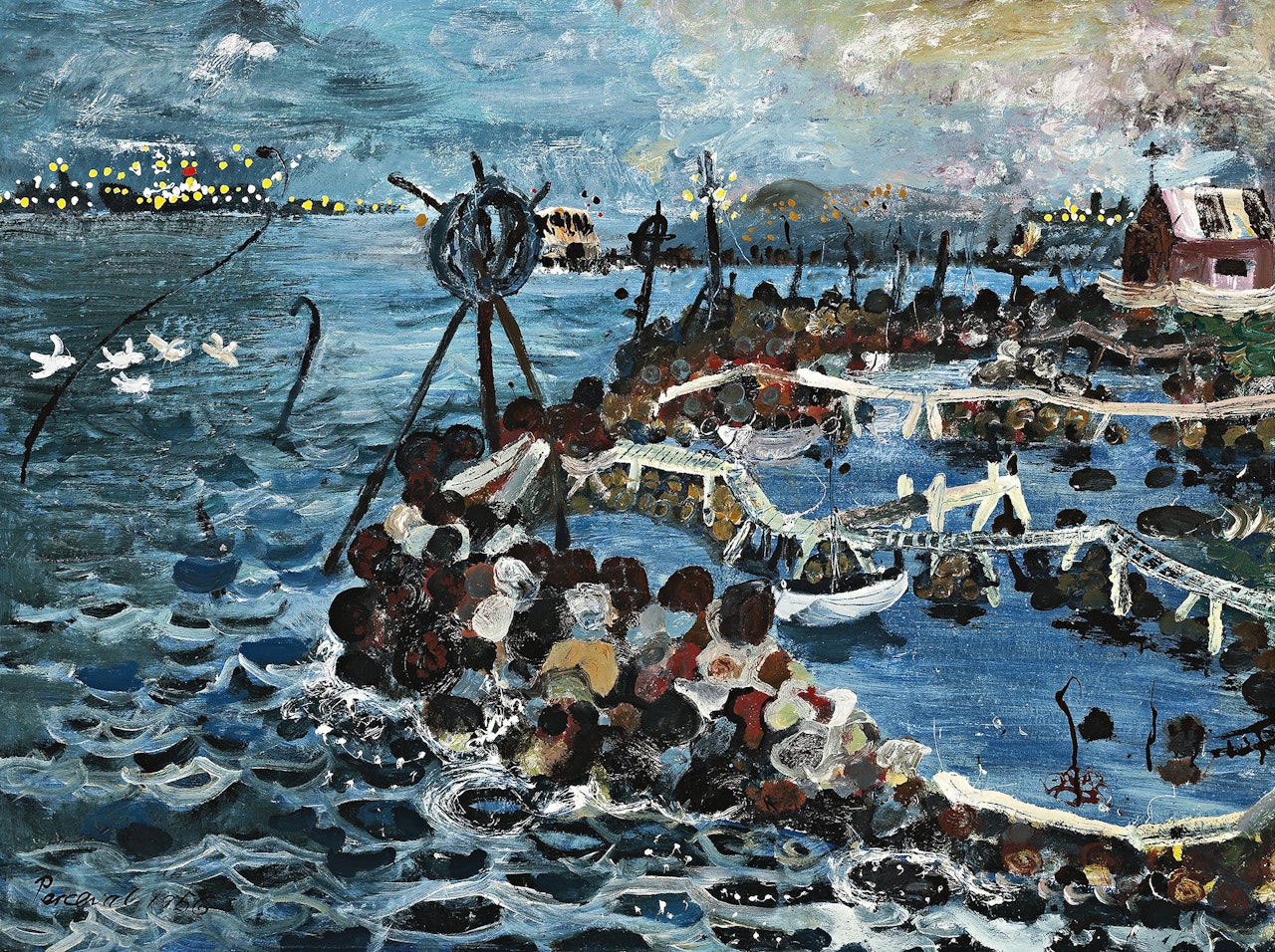 FISHERMAN"S SIGHTS, WILLIAMSTOWN by John Perceval