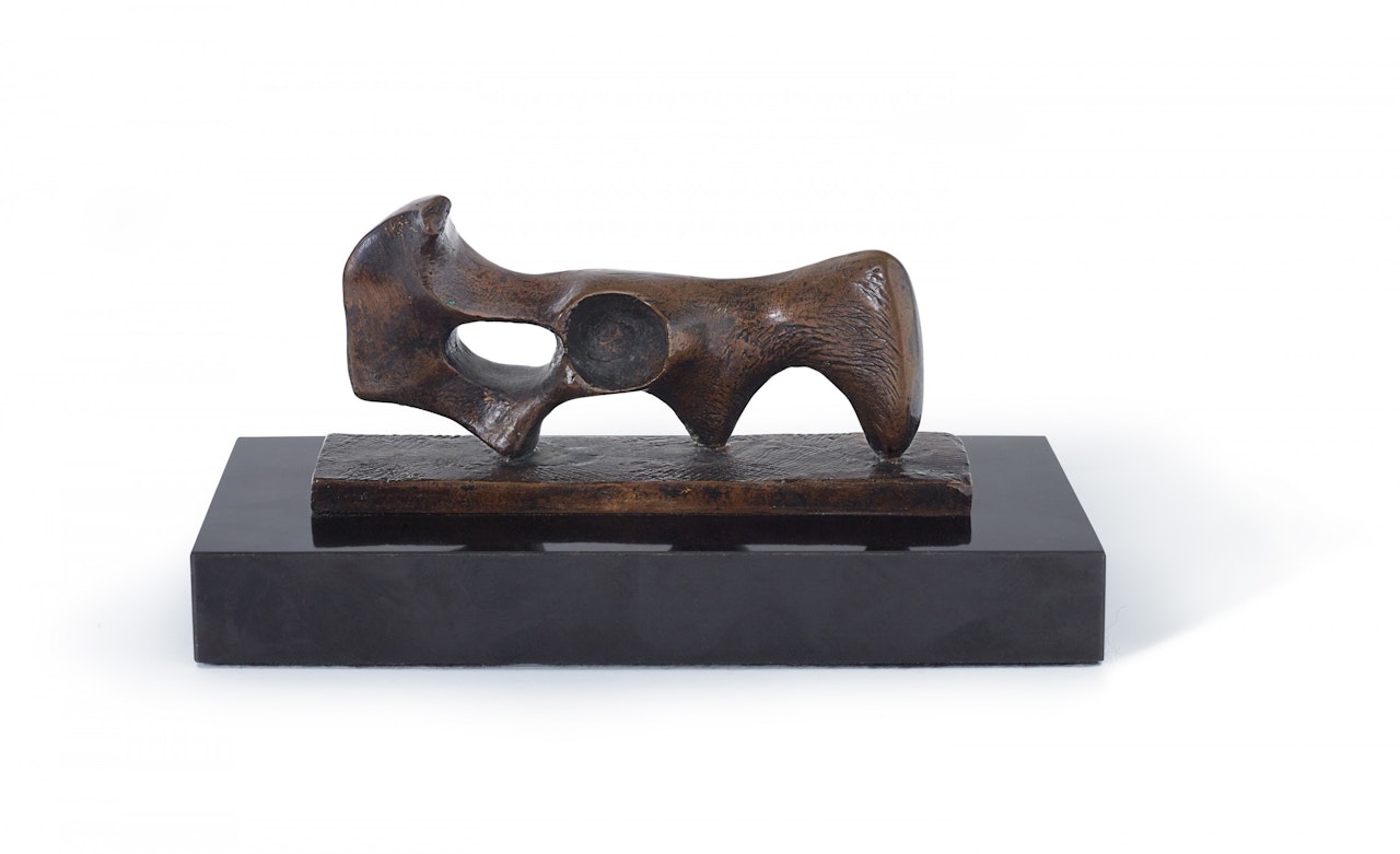 MAQUETTE FOR RECLINING FIGURE: CIRCLE by Henry Moore