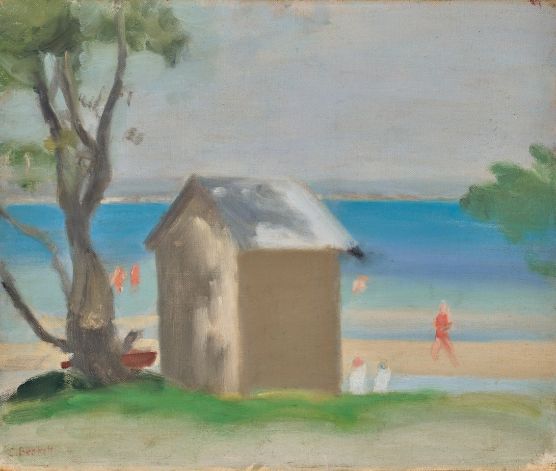 THE SOLITARY BATHING BOX by Clarice Beckett