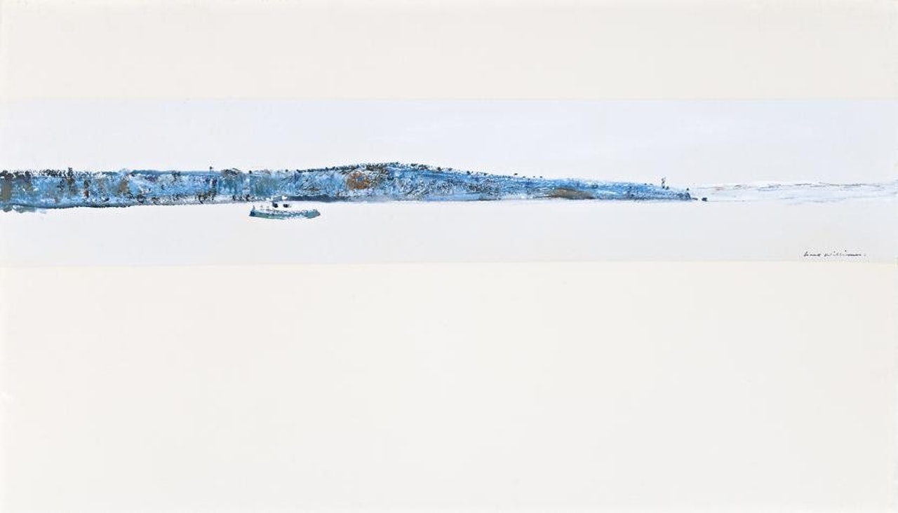 SYDNEY HARBOUR WITH FERRY by Frederick Ronald Williams