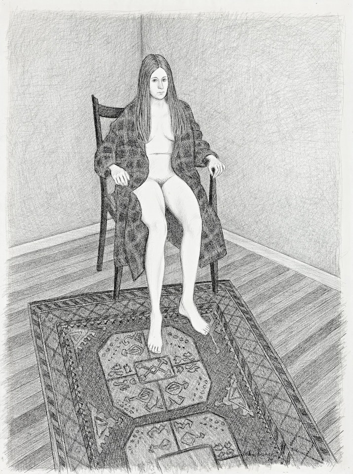 STUDY FOR THE RED CARPET by John Brack